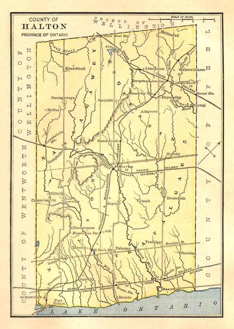 Map of Halton