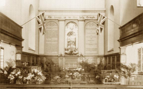 Interior of Holy Trinity Chapel