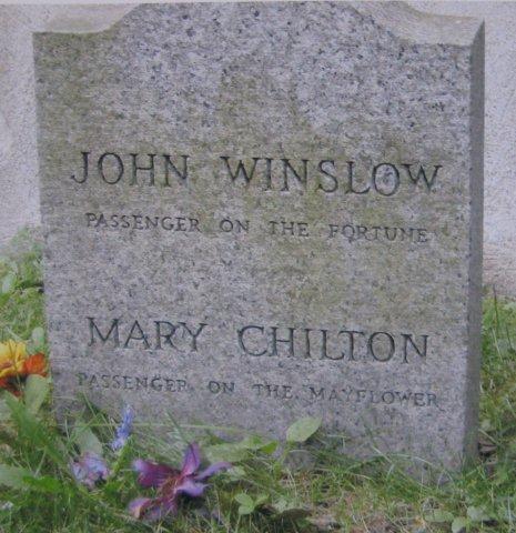 Cemetery stone of Mary and James.