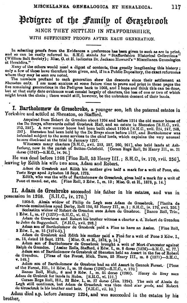 Grazebrook Pedigree  Page 117