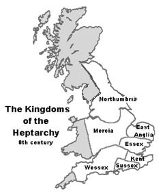 Map of the Heptarchy