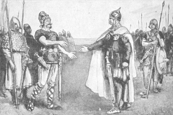 Edmund Ironside meets Canute