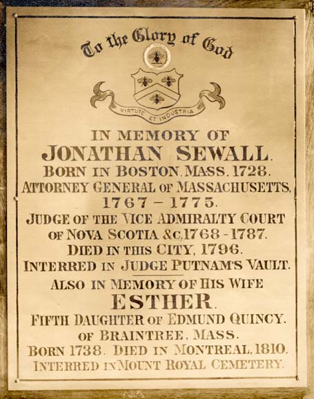 Jonathan and Esther Plaque