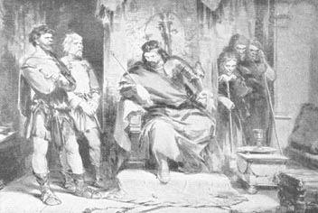 Macbeth plots the murder of Duncan