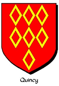 Arms of Roger de Quincy