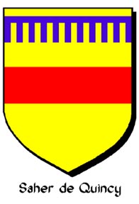 Arms of Saher de Quincy