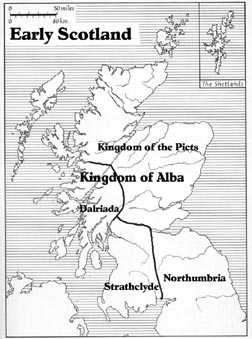 Map of Early Scotland