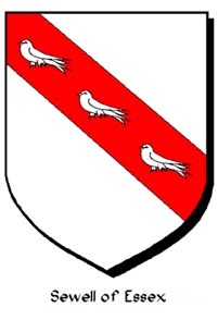 Arms of Sewell of Essex