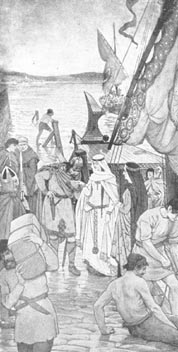 St. MArgaret landing at Queensferry, 1066