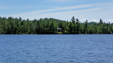 view from lake
