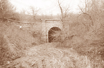 Blue Ghost Tunnel, view from west