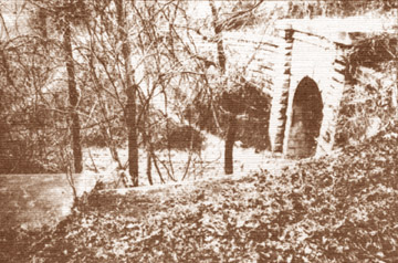 Blue Ghost Tunnel, west end seen from south.