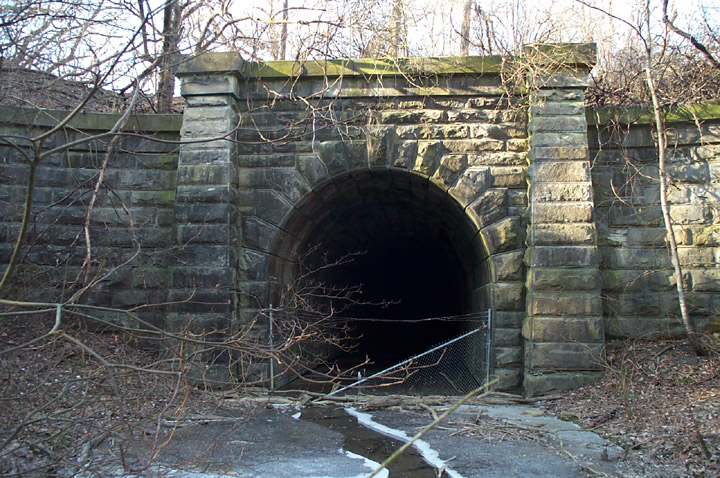 Looking into the haunted tunnel