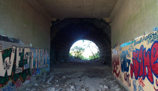south end of tunnel